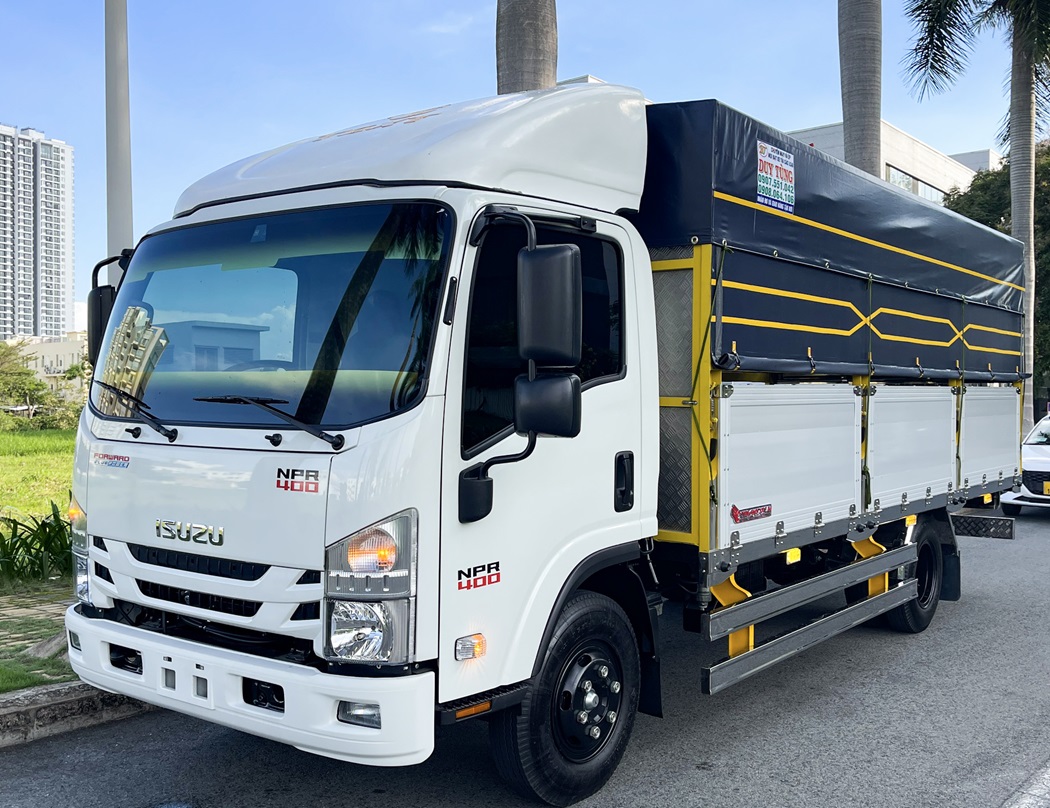 XE TẢI ISUZU 3.5 TẤN 3T5 NPR400 THÙNG BẠT